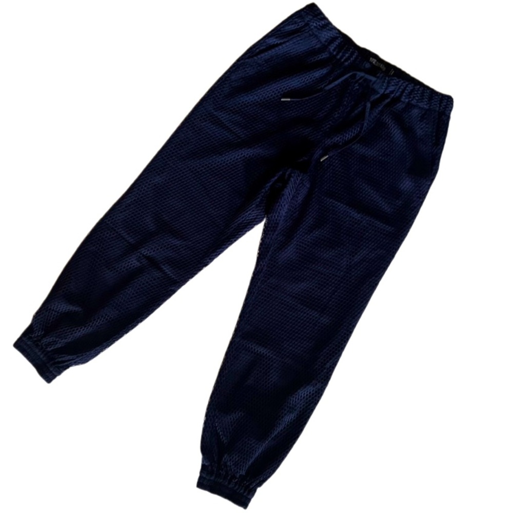 WILDFANG Empower Mesh Drawstring Pants Size Medium Navy SOLD OUT